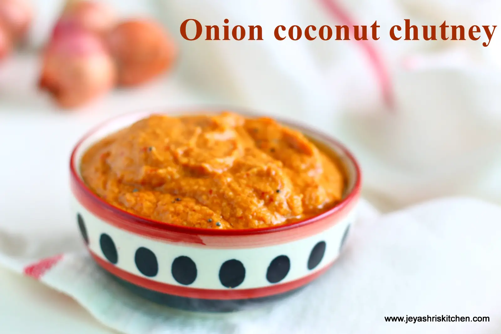 onion coconut chutney