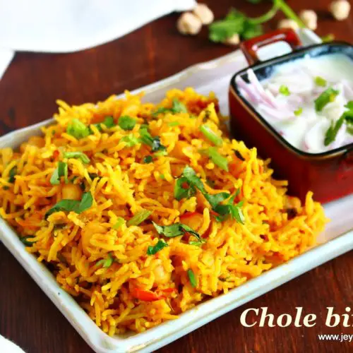 Chole Biryani recipe