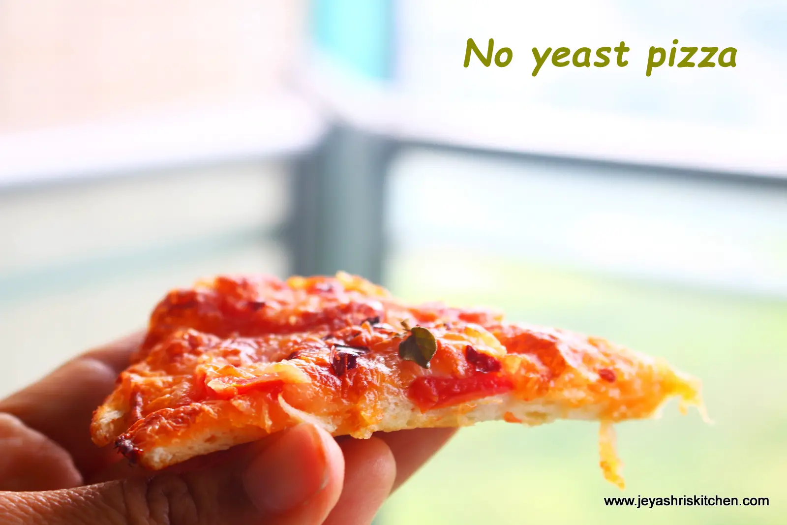 No yeast pizza dough