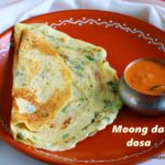 Moong dal dosa
