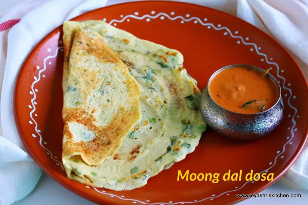 Moong dal dosa