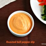 Roasted bell pepper dip