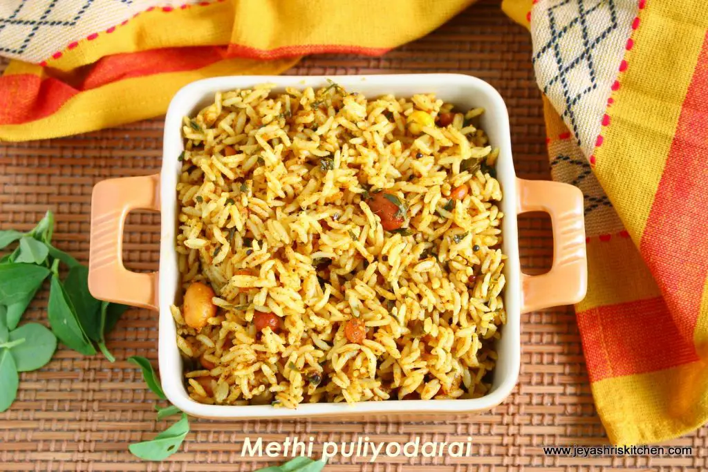 Methi leaves pulihora