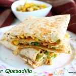 Paneer quesadilla