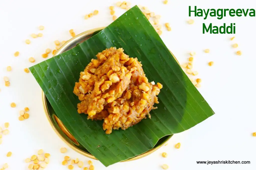 Hayagreeva recipe