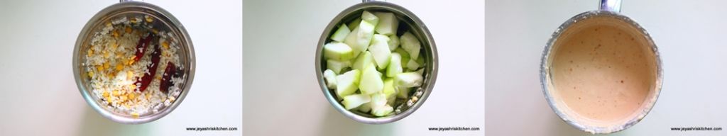 Bottle gourd dosa