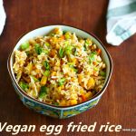 Vegan egg fried rice