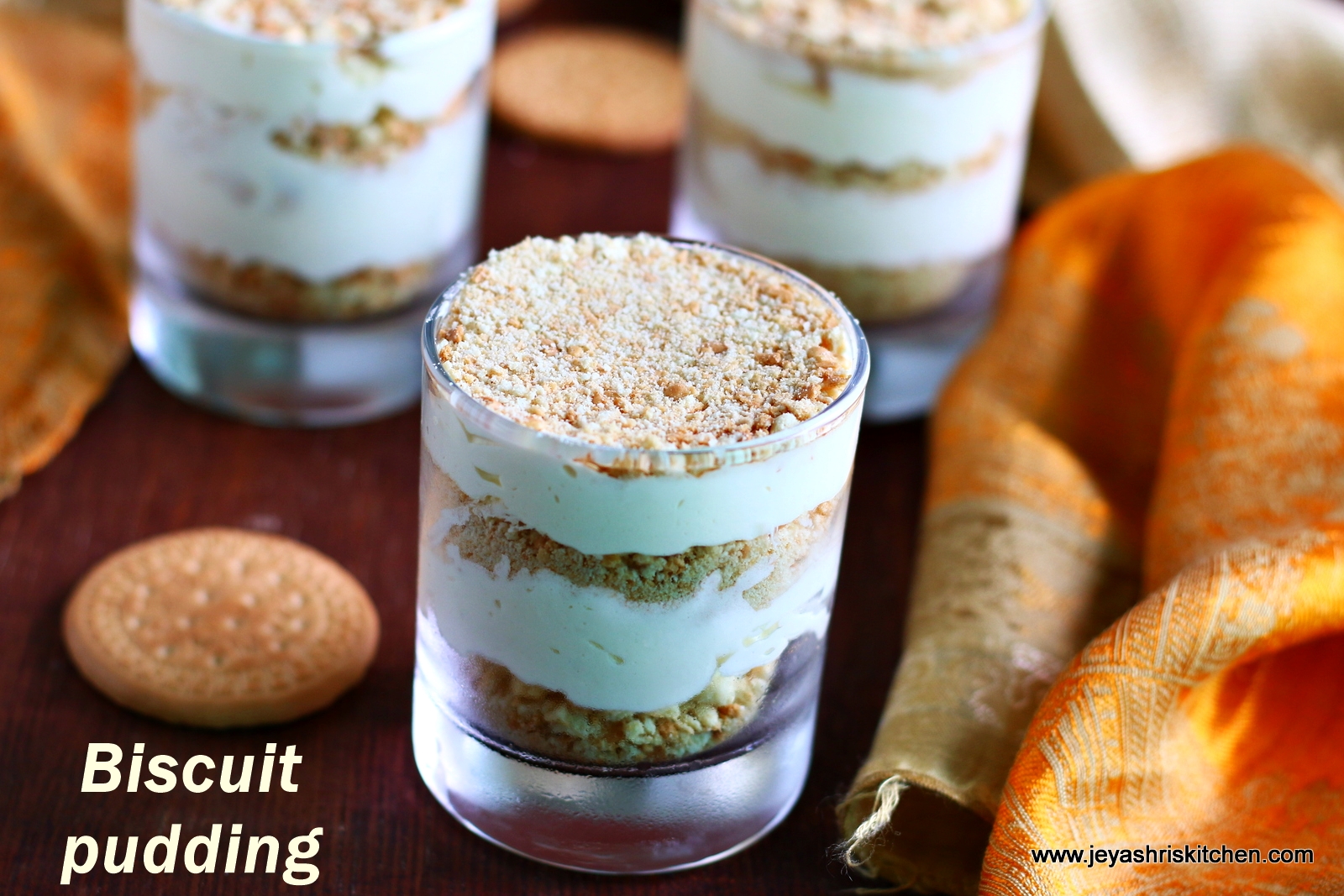 Biscuit pudding