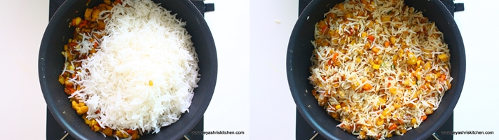 vegan egg fried rice