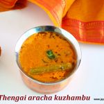 Thengai aracha kuzhambu