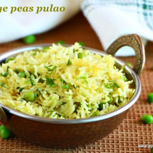 Cabbage peas pulao