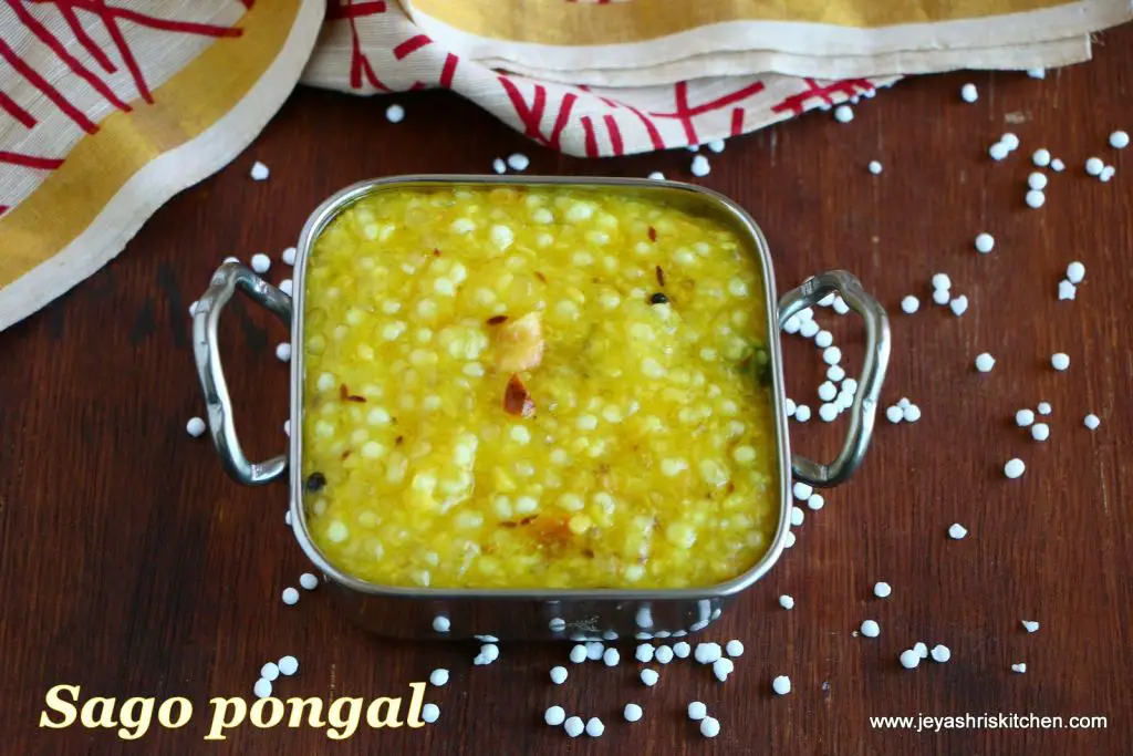 Sago pongal