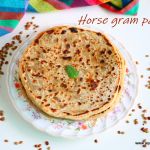 Horse gram paratha