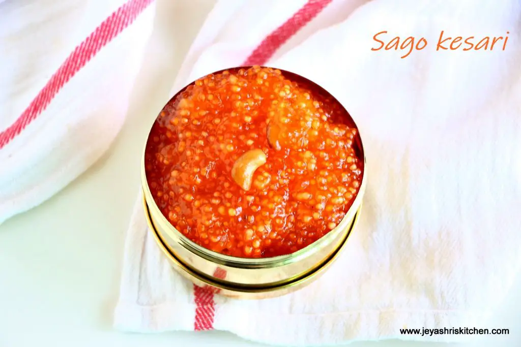 Sago kesari