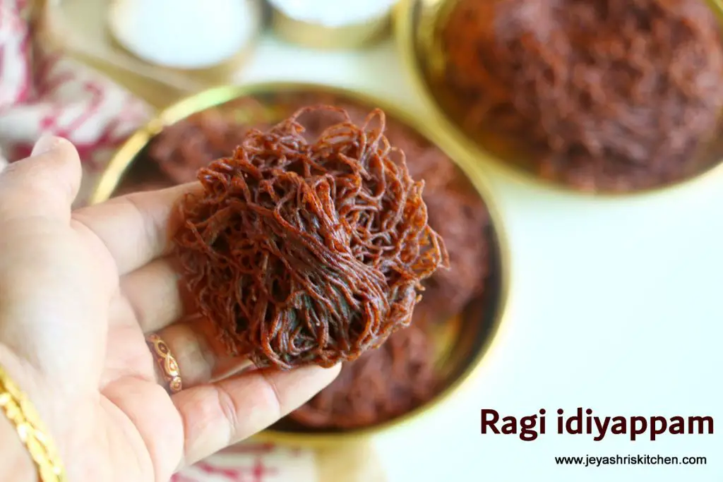 Soft Ragi idiyappam