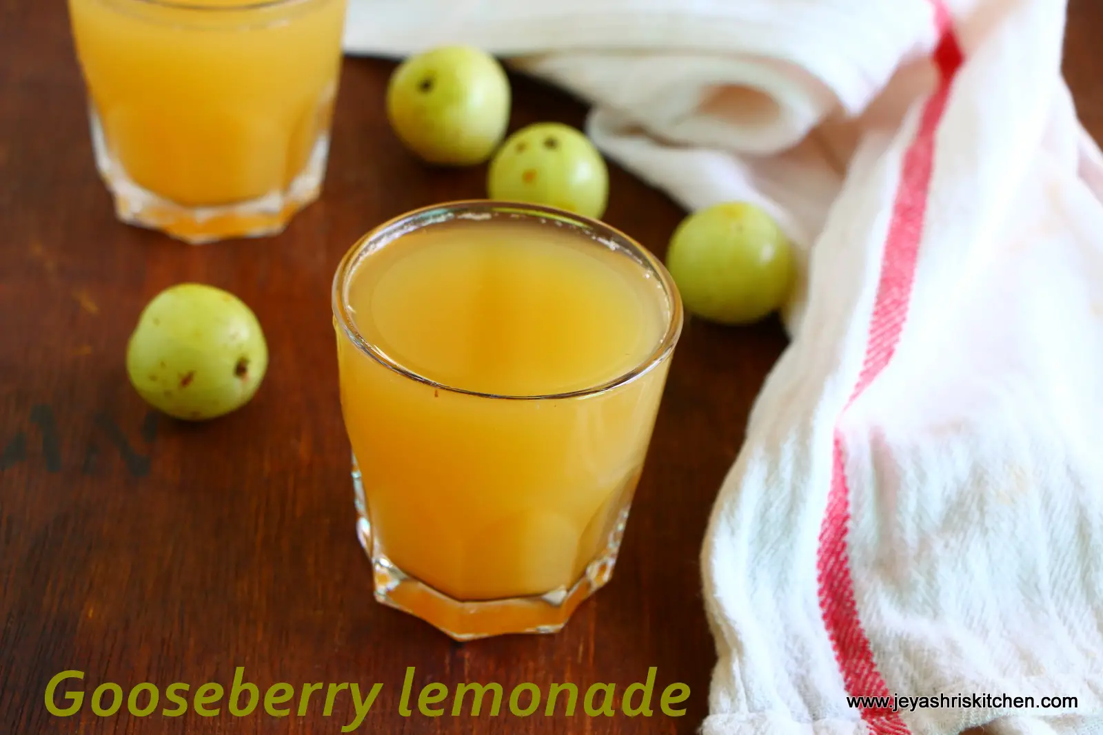 Gooseberry lemonade