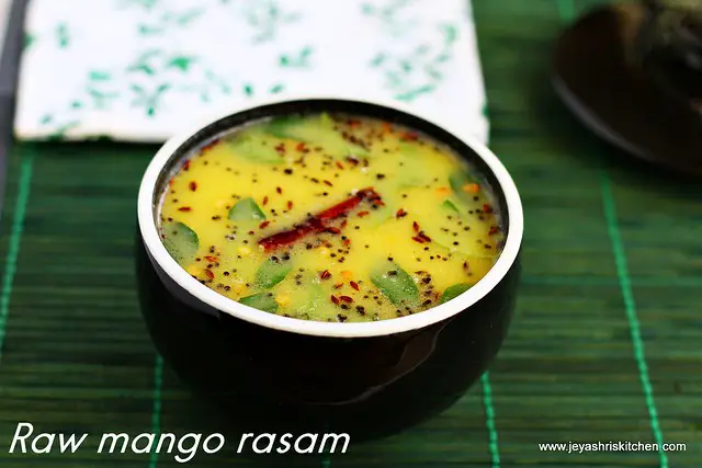 Raw mango rasam