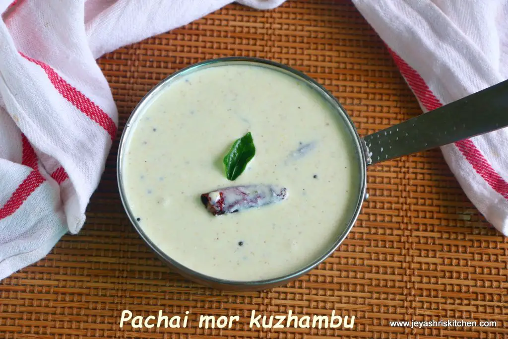 Pachai mor kuzhambu recipe