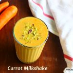 Carrot milkshake