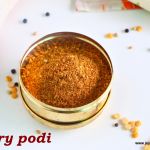 curry podi recipe