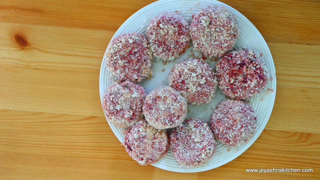 beetroot cutlet without potato