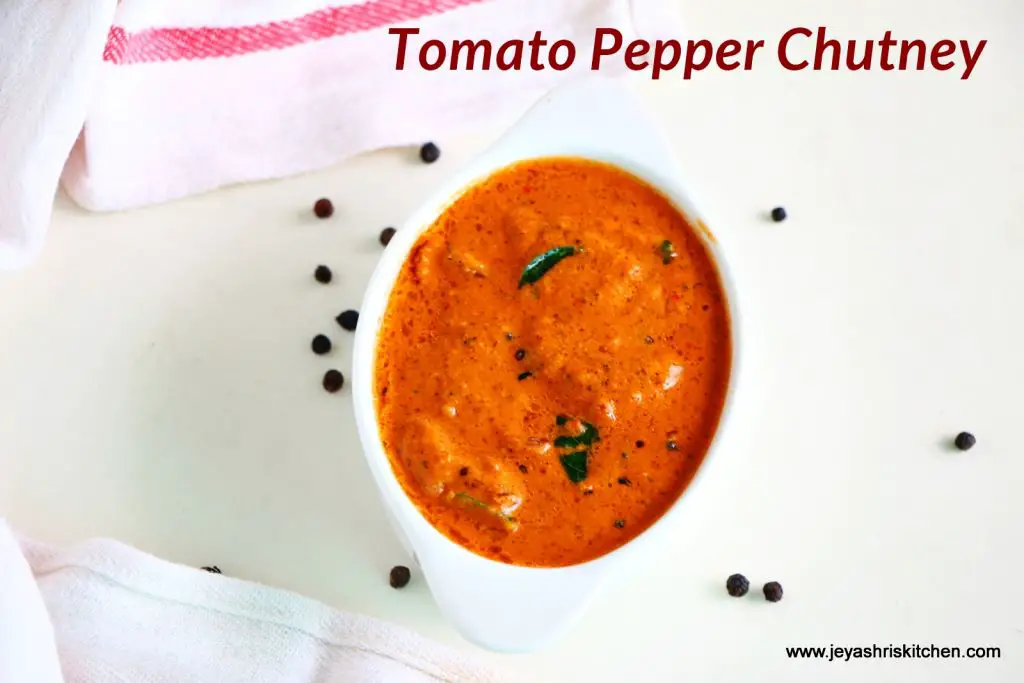 Tomato pepper chutney