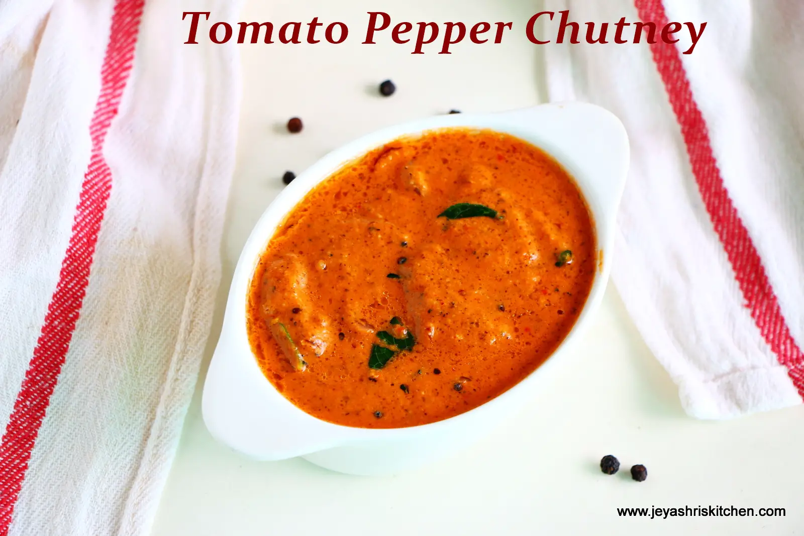 Tomato pepper chutney
