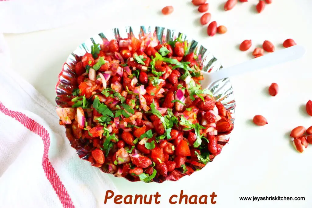 Peanut chaat recipe