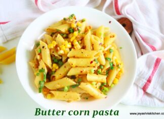 Butter corn pasta recipe