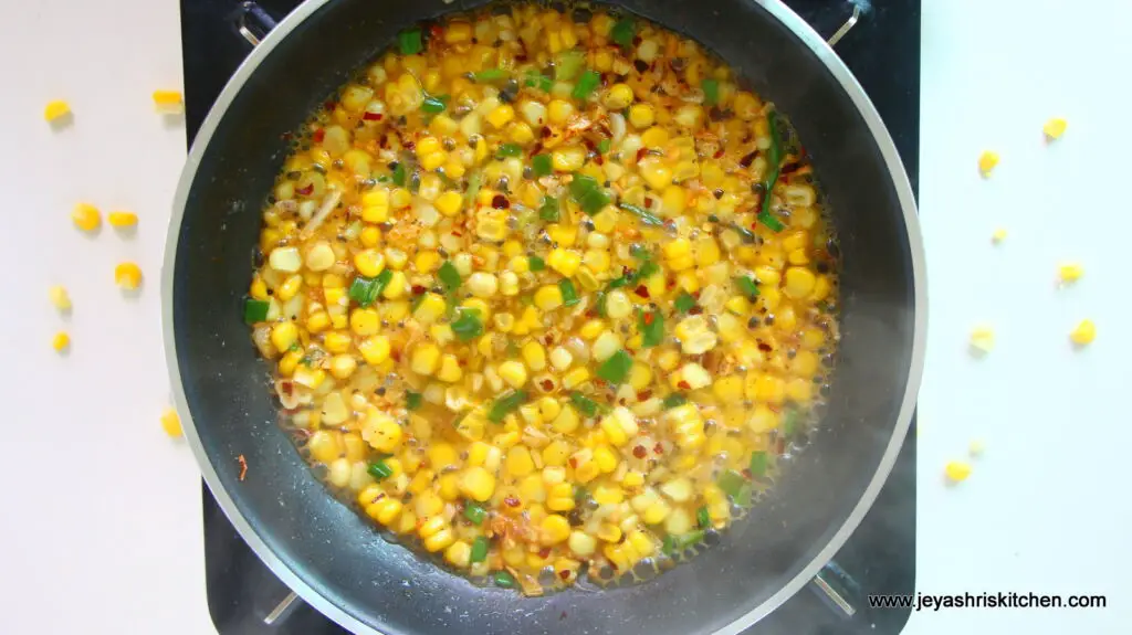 Butter corn pasta