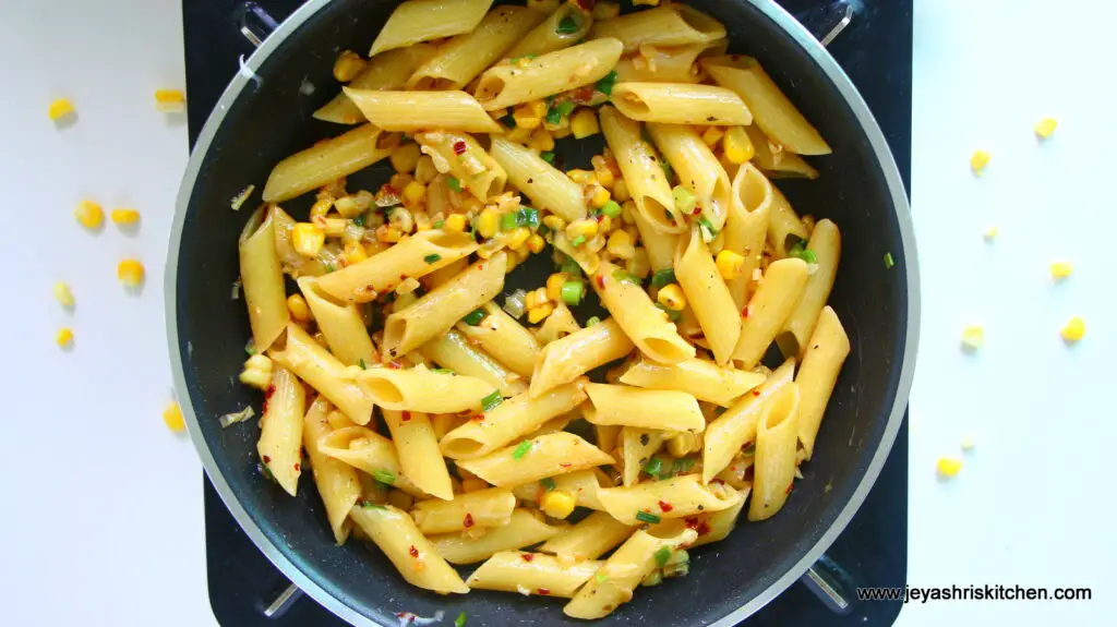 butter corn pasta