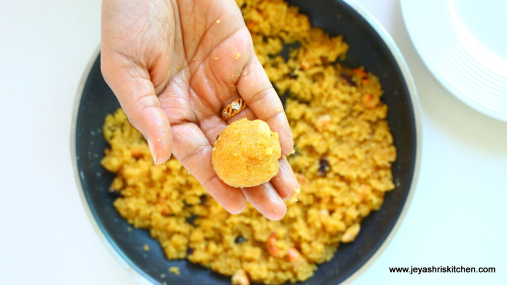 Bakery style ladoo