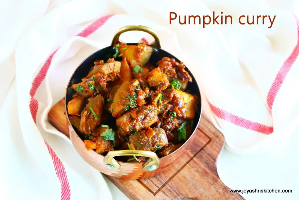 Pumpkin Curry Recipe - Swasthi's Recipes