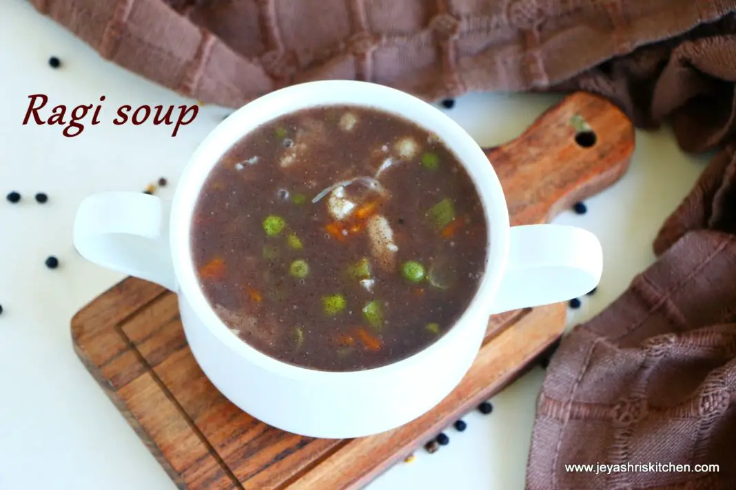 Ragi soup recipe