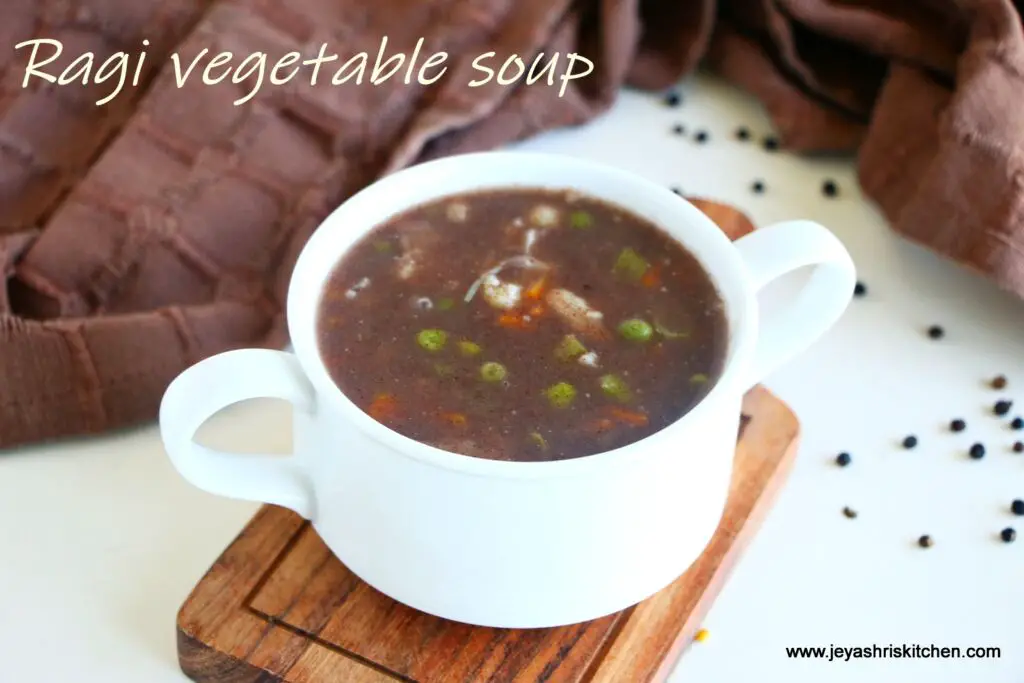 Ragi vegetable soup