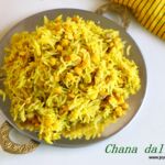 Chana dal pulao