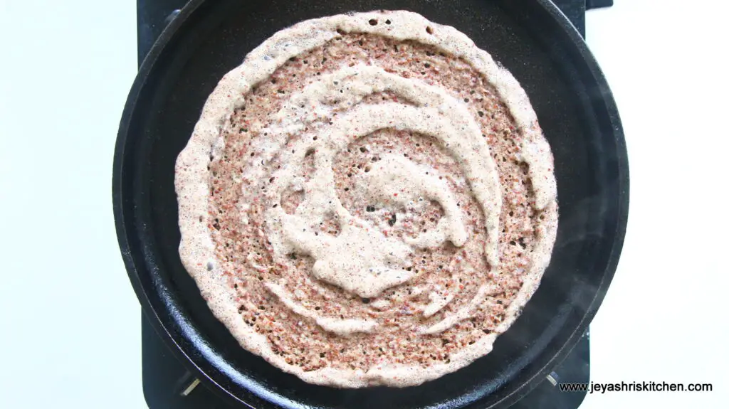 Ragi dosa recipe