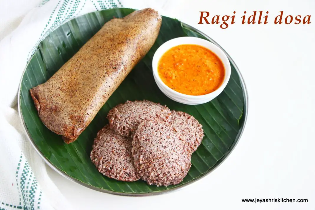 Ragi Idli dosa