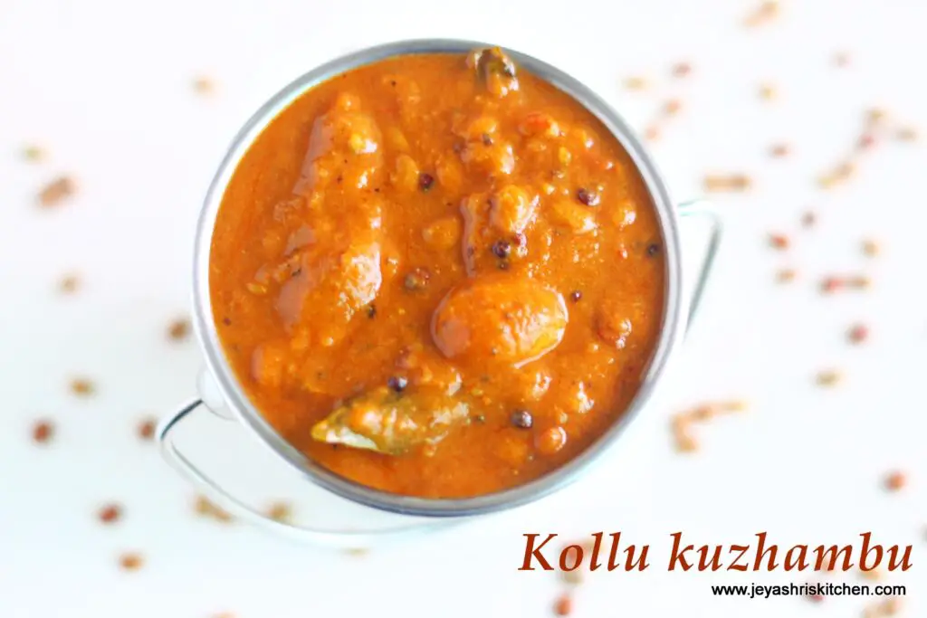 Kollu-kuzhambu recipe