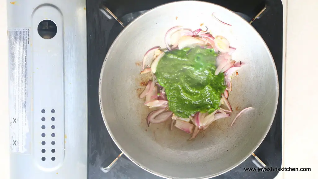 coriander peas idiyappam