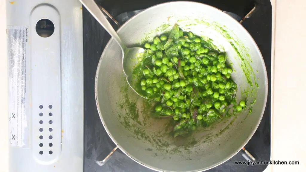 coriander peas idiyappam