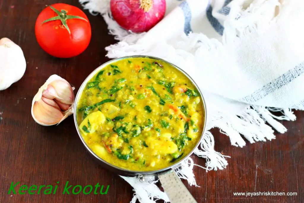 Chettiand keerai kootu recipe