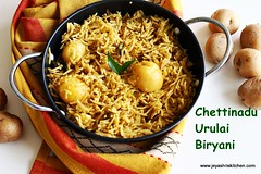 Chettinad urulai biryani