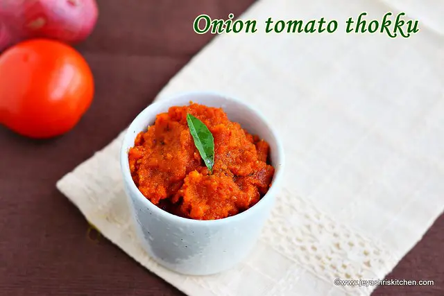 Onion tomato thokku