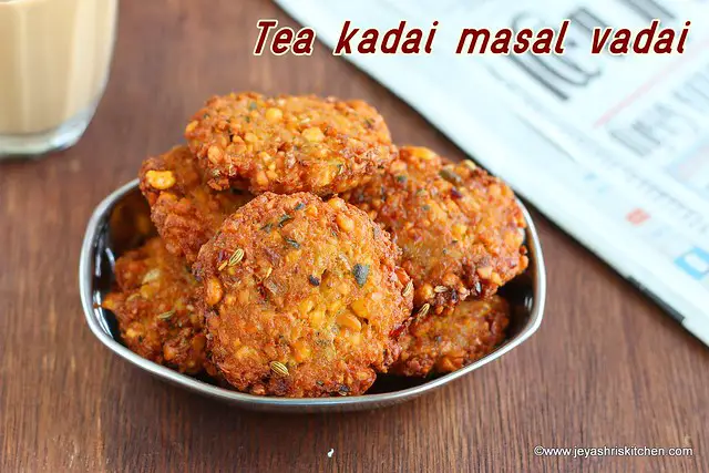 Tea kadai masal vadai