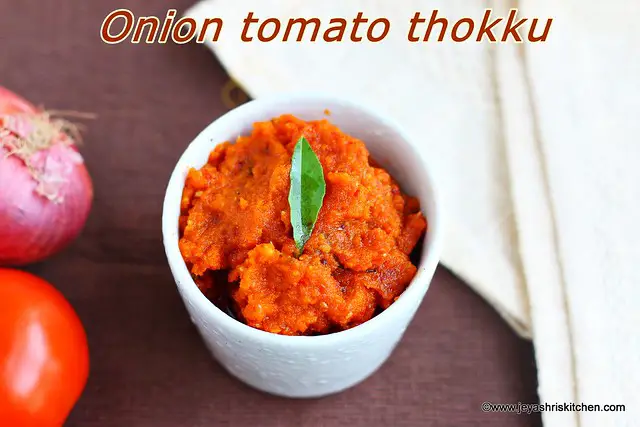 Onion tomato thokku