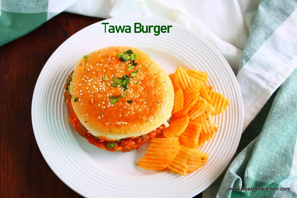 Tawa Burger recipe