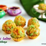 Boondi ladoo with khoya