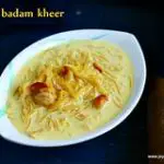 shahi badam semiya kheer