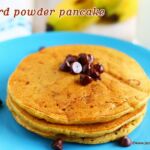 Custard powder pancake